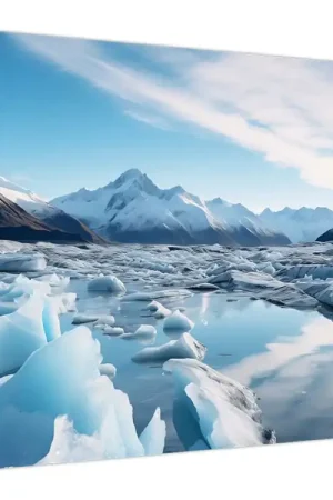 Schilderij - Glaciale formaties Kup teraz