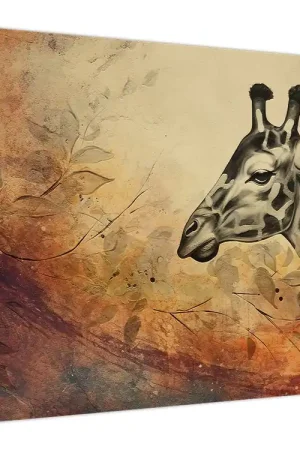Ostatnia szansa Schilderij - Giraffe, schilderij