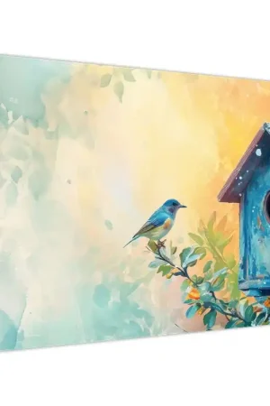 Schilderij - Vogelhuisje, aquarel Wyprzedaż