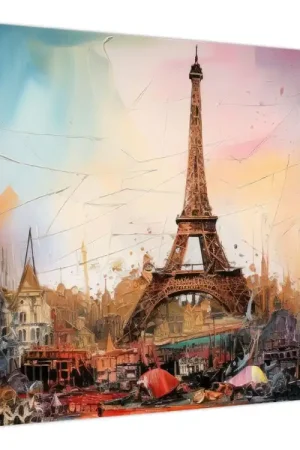 Darmowa dostawa Schilderij - Schilderij van de Eiffeltoren
