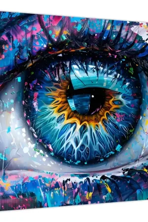 Autentyczny Schilderij - Oogschilderen