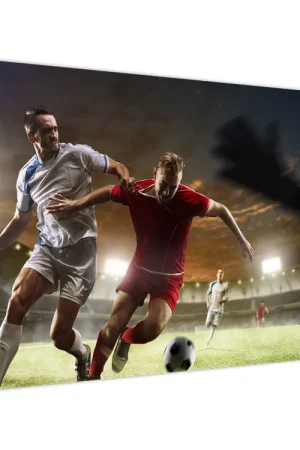 Tylko dziś Schilderij - Voetballers in actie