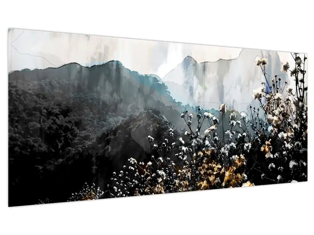 Ekspresowa dostawa Schilderij - Illustratie van wilde bloemen