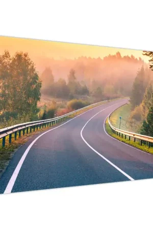 Schilderij - De reis bij zonsopgang Bezpieczna płatność