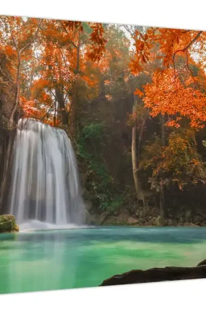 Schilderij - Waterval in Thailand Oferta limitowana