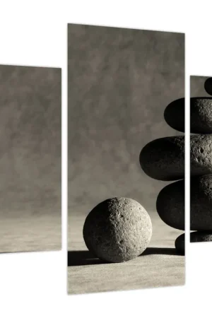 Oferta Schilderij - Grijze stenen