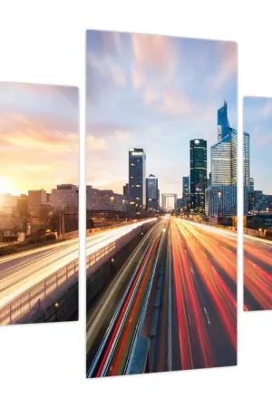 Schilderij - De weg van de grote stad Zamów teraz