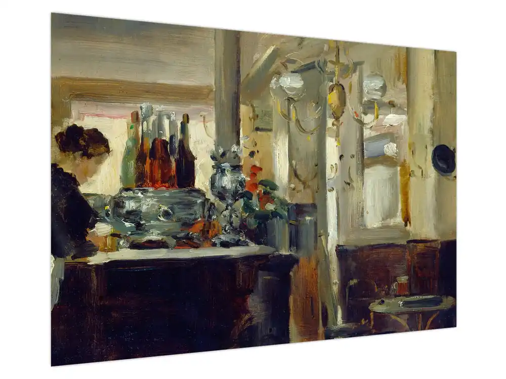 Oryginalny Schilderij - Style of Edouard Manet, Bon Bock Cafe, reproducties