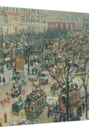 Schilderij - Camille Pissarro, Boulevard des Italiens, Morning, Sunlight, reproducties Wysoka jakość