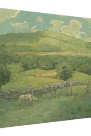 Schilderij - Julian Alden Weir, Obweebetuck, reproducties Popularny