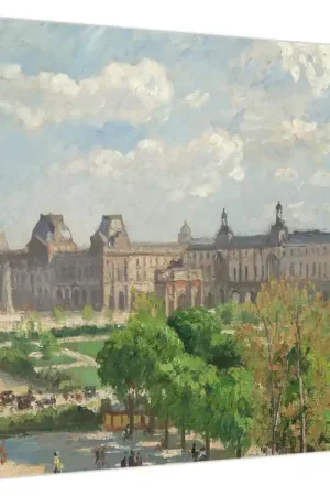 Schilderij - Camille Pissarro, Place du Carrousel, Paris, reproducties Najlepsza cena