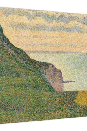 Schilderij - Georges Seurat, Seascape at Port-en-Bessin, Normandy, reproducties Promocja