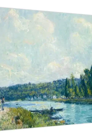 Szybka dostawa Schilderij - Alfred Sisley, The Banks of the Oise, reproducties