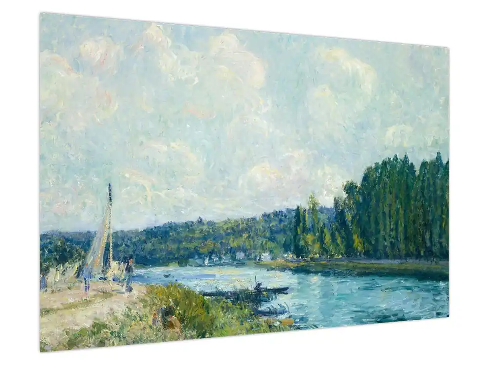 Szybka dostawa Schilderij - Alfred Sisley, The Banks of the Oise, reproducties
