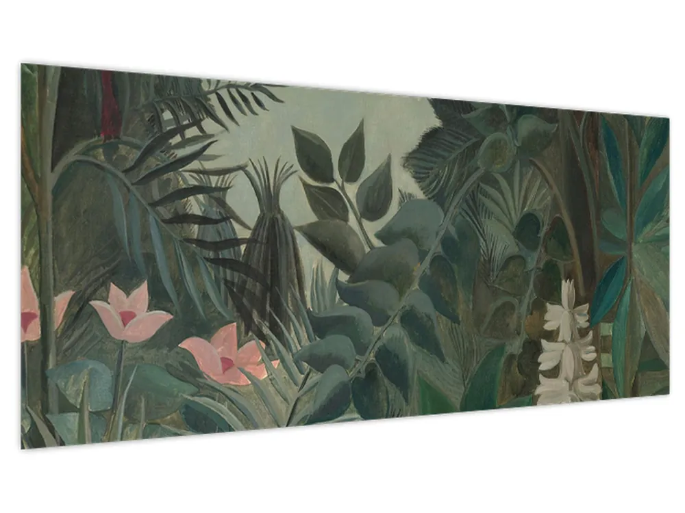 Ostatnia szansa Schilderij - Henri Rousseau, The Equatorial Jungle, reproducties