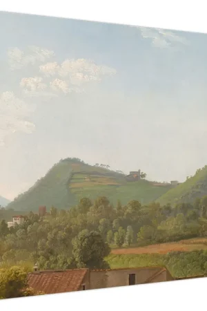 Schilderij - Simon Denis,View Near Naples, reproducties Najlepsza cena