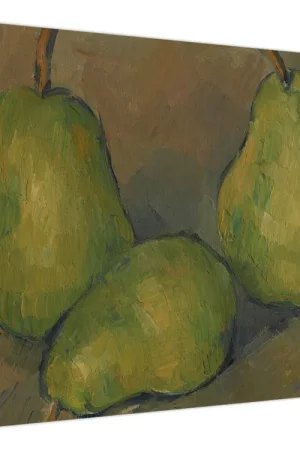 Oferta limitowana Schilderij - Paul Cézanne, Three Pears, reproducties