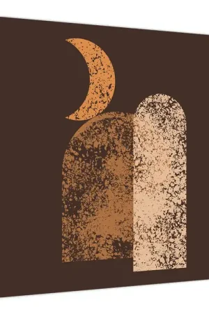 Schilderij - Oranje bogen N⁰2 Kup teraz