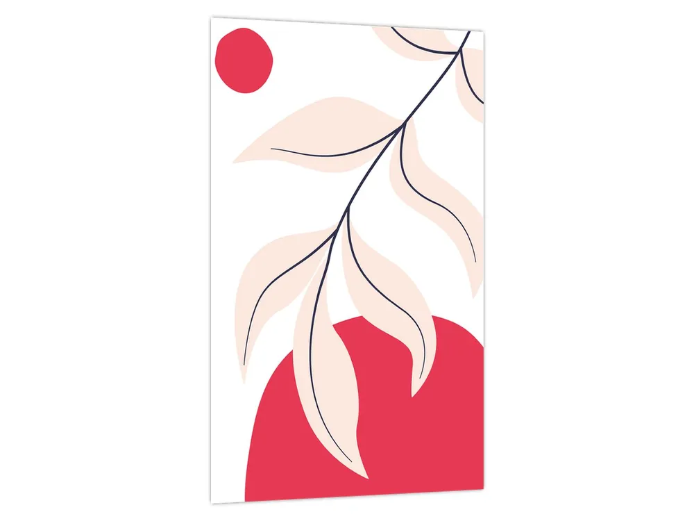 Oferta limitowana Schilderij - Roze bloemenabstractie N⁰2