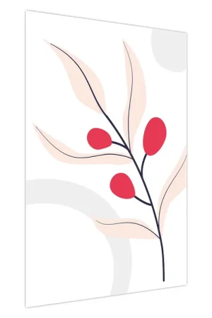Oferta limitowana Schilderij - Roze bloemenabstractie N⁰3