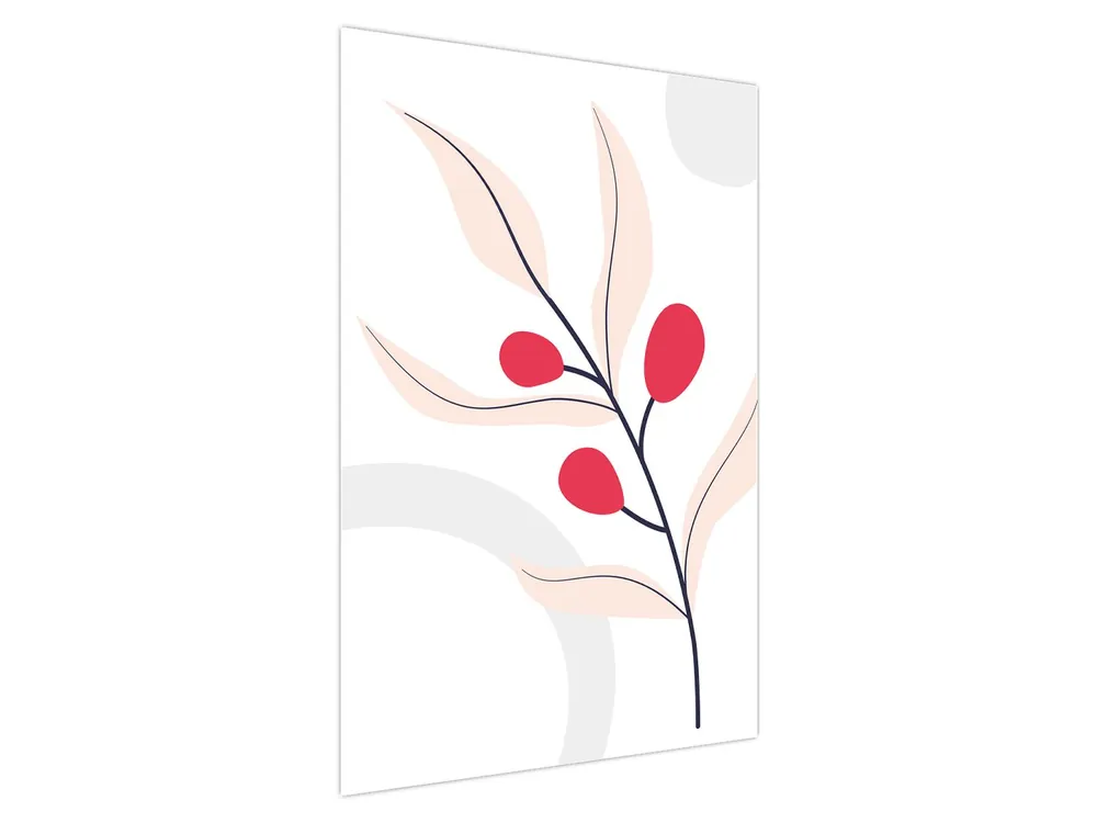 Oferta limitowana Schilderij - Roze bloemenabstractie N⁰3