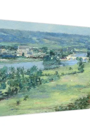 Schilderij - Theodore Robinson, The Valley of the Seine, From the Hills of Giverny, reproducties Wysoka jakość