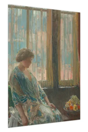 Schilderij - Childe Hassam, The New York Window, reproducties Tylko dziś