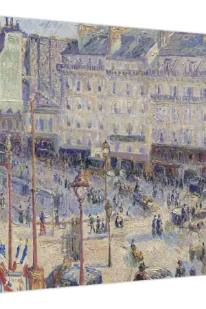 Oferta limitowana Schilderij - Camille Pissarro, The Place du Havre, reproducties