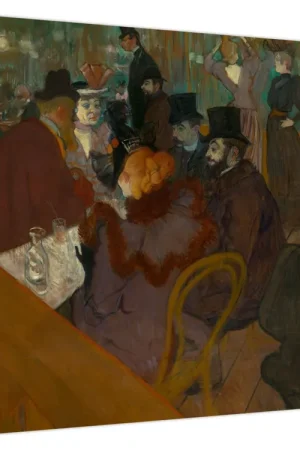 Kup teraz Schilderij - Henri de Toulouse-Lautrec, At the Moulin Rouge, reproducties