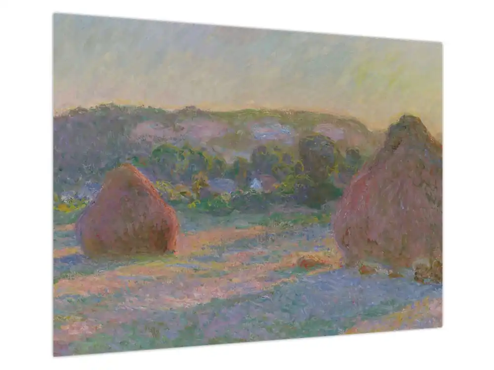 Schilderij - Claude Monet, Stacks of Wheat (End of Summer) , reproducties Autentyczny