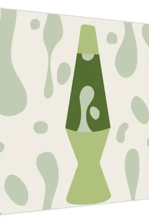 Schilderij - Hippies, lavalamp Oferta limitowana