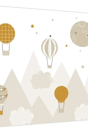 Autentyczny Schilderij - Vliegende ballonnen