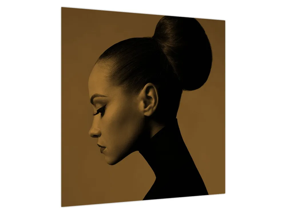 Schilderij - Vrouw in profiel Oryginalny