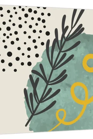 Schilderij - Abstracte bladen N⁰1 Najlepsza cena