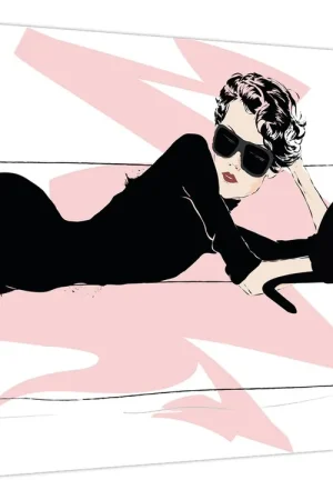 Schilderij - Mode dame Tylko dziś