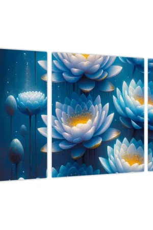 Bezpieczna płatność Schilderij - Waterlelies onder water
