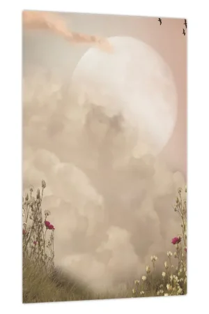 Schilderij - Roze volle maan Oferta