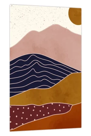 Schilderij - Spacefrog ontwerp berg N⁰2 Zwrot pieniędzy