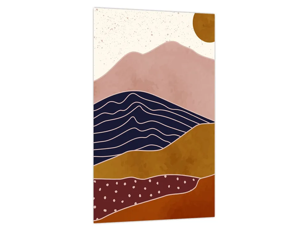 Schilderij - Spacefrog ontwerp berg N⁰2 Zwrot pieniędzy