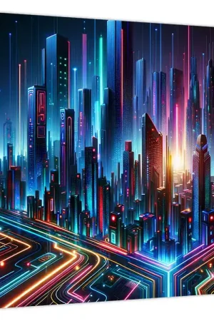 Zamów teraz Schilderij - Stad van de toekomst