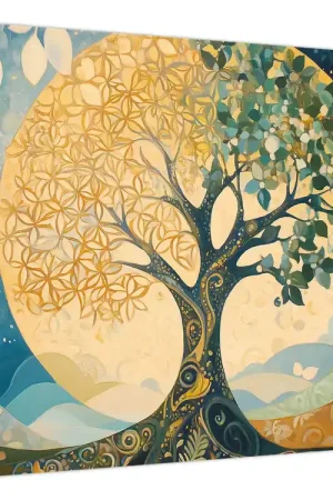 Promocja Schilderij – Levensboom in de maan