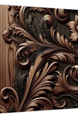 Schilderij - Houten patroon Najlepsza cena