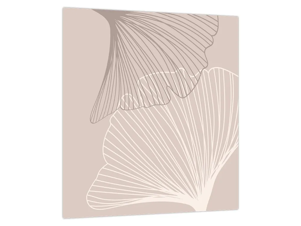Najlepsza cena Schilderij - Beige bladeren N⁰2