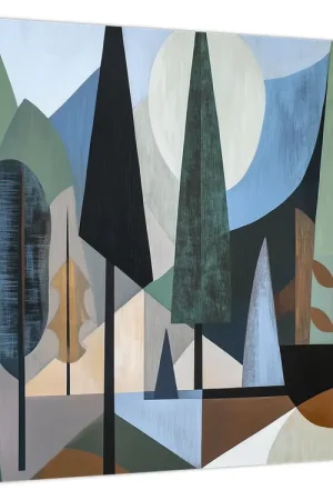 Schilderij - Natuurlijke geometrische abstractie II. Najlepsza cena