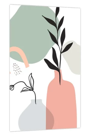 Schilderij - Bloemen in een vaas N⁰3 Bezpieczna płatność