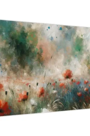 Ekspresowa dostawa Schilderij – Abstractie van veld met klaprozen