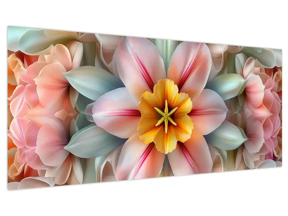 Wyprzedaż Schilderij - Kaleidoscopische bloem