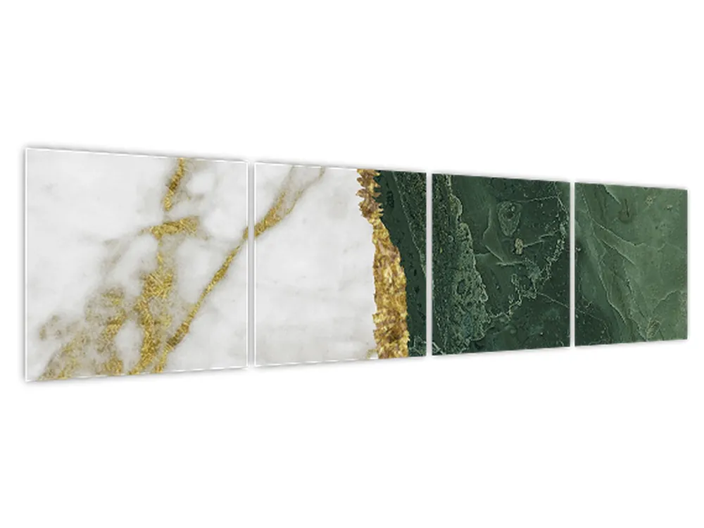 Schilderij - Groen marmer N⁰3 Zamów teraz