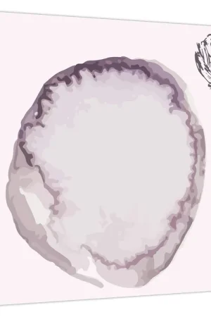 Autentyczny Schilderij - Paars minimalisme N⁰4