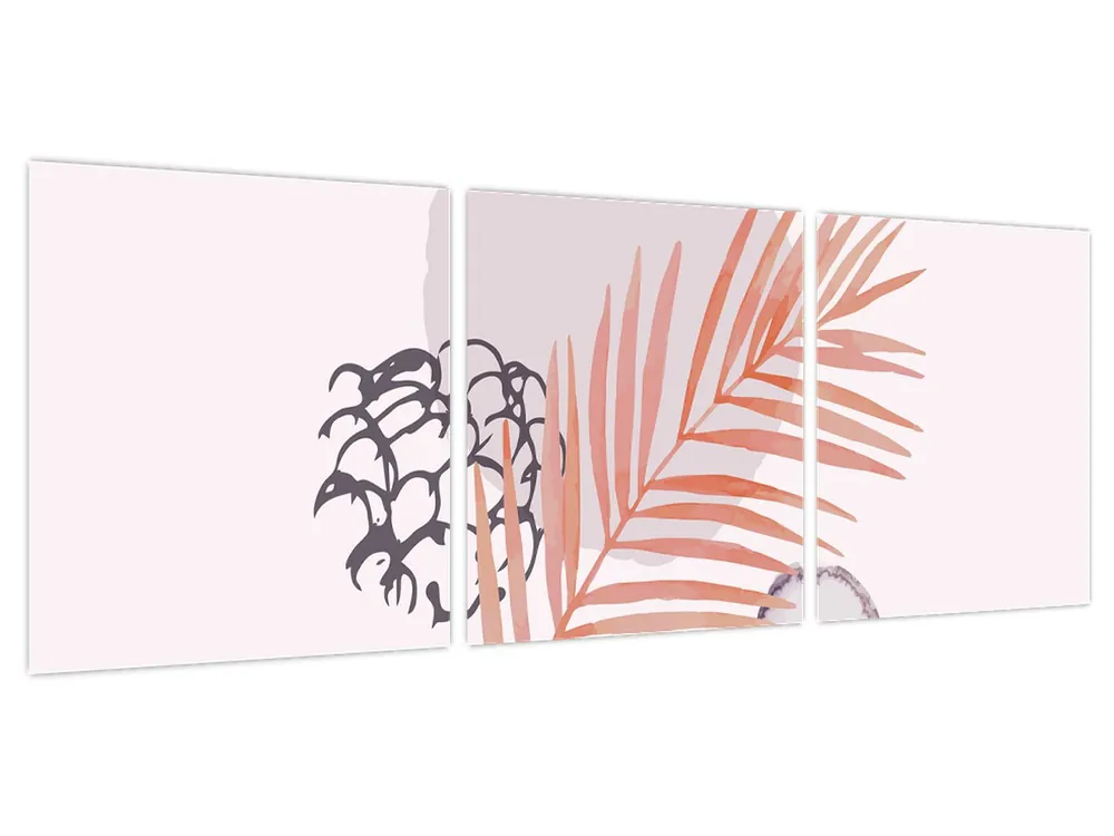 Ostatnia szansa Schilderij - Paars minimalisme N⁰3